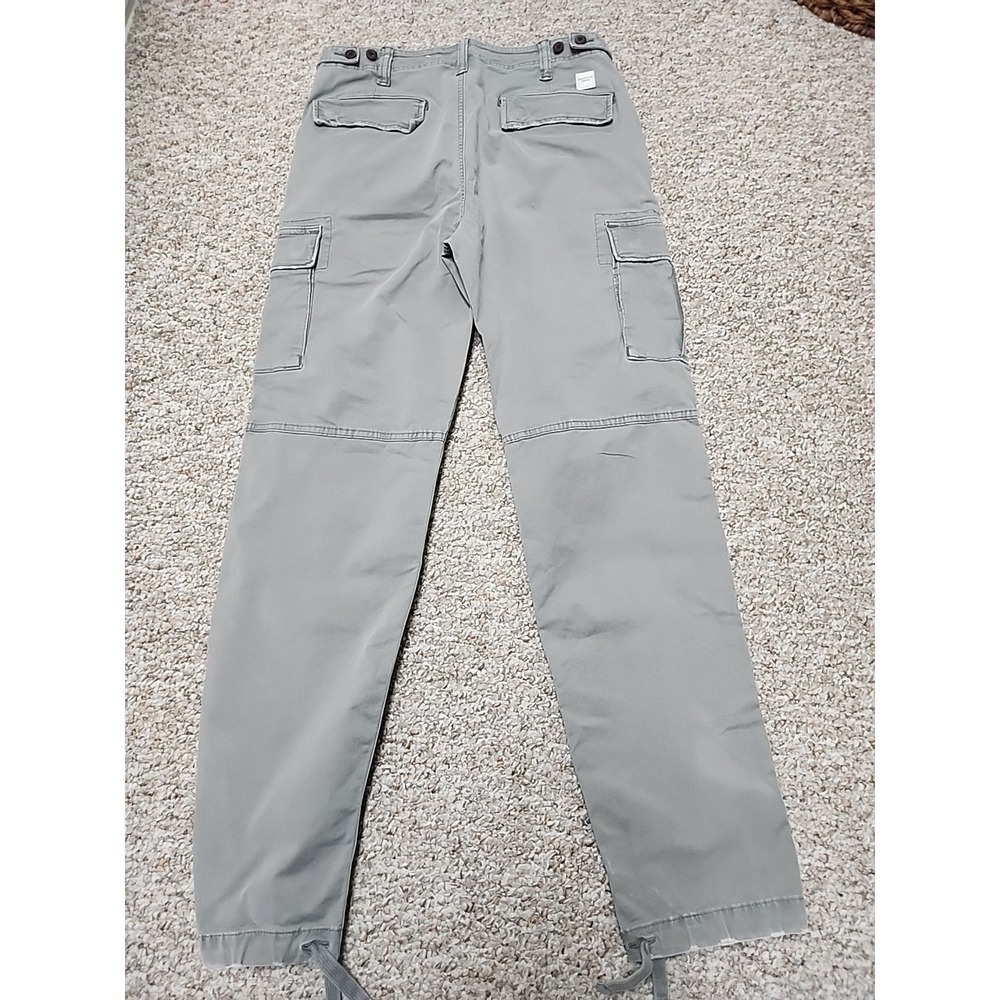 American Eagle Flex 30x34 Slim Lived-In Cargo Utility Casual Pants Men's Gray AE